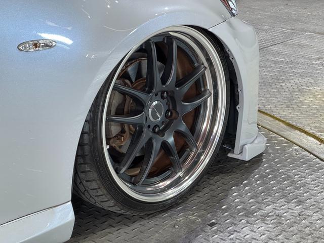 ＩＳ ＩＳ２５０　バージョンＩ　エアサス公認済　ハーフレザーシート　現行ルックスピンドルグリルキット　３眼ＬＥＤヘッド　ＬＥＤファイバーテール　ＷＯＲＫエモーション１９インチ　社外リアマフラー（40枚目）