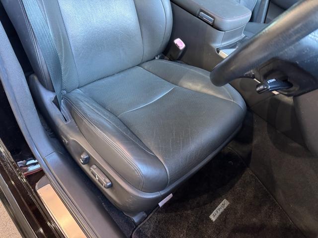 クラウン アスリート 200系 後期モデル 2500cc レギュラーガソリン車 Bluetoothオーディオ対応 黒革シート 新品車高調 新品タイヤ 新品19インチホイールALESSオリジナルカラー ハーフエアロ(54枚目)