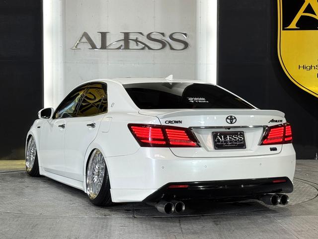 クラウンハイブリッド アスリートＳ　後期モデル　４４７００ｋｍ　ＷＯＲＫ　ＶＳ－ＸＶ１９インチ　ＴＥＩＮ車高調　ＶＡＬＥＮＴＩテール　キャンバーアダプター　４本出しマフラー　Ｂｌｕｅｔｏｏｔｈ対応　レギュラーガソリン車　スマートキー２本（24枚目）