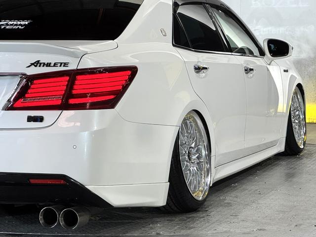 クラウンハイブリッド アスリートＳ　後期モデル　４４７００ｋｍ　ＷＯＲＫ　ＶＳ－ＸＶ１９インチ　ＴＥＩＮ車高調　ＶＡＬＥＮＴＩテール　キャンバーアダプター　４本出しマフラー　Ｂｌｕｅｔｏｏｔｈ対応　レギュラーガソリン車　スマートキー２本（27枚目）