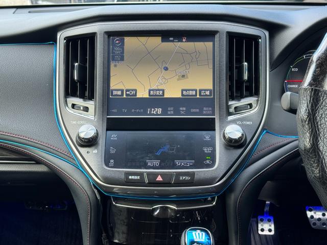クラウンハイブリッド アスリートＳ　後期モデル　４４７００ｋｍ　ＷＯＲＫ　ＶＳ－ＸＶ１９インチ　ＴＥＩＮ車高調　ＶＡＬＥＮＴＩテール　キャンバーアダプター　４本出しマフラー　Ｂｌｕｅｔｏｏｔｈ対応　レギュラーガソリン車　スマートキー２本（41枚目）