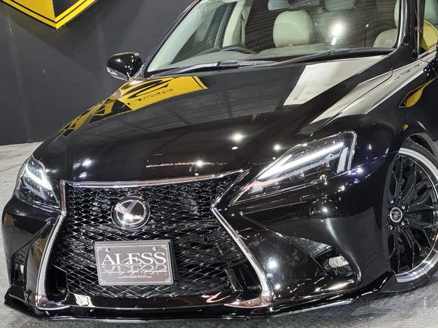 ＩＳ ＩＳ２５０　バージョンＬ　後期モデル　マクレビ　革シート　サンルーフ　現行ルックスピンドルグリルキット　フルエアロ　マルチフォルケッタ２０インチホイール　新品車高調　Ｂｌｕｅｔｏｏｔｈオーディオ対応　バックカメラ　社外マフラー（18枚目）