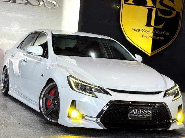 マークＸ ２５０Ｇ　Ｓパッケージ　Ｇ’ｓ　ブラックハーフレザーシート　Ｇ’Ｓ専用内装　ＴＥＩＮフルタップ車高調　ＷＯＲＫエモーション１９インチ　スマートキー３本　ケンウッドナビ　Ｂｌｕｅｔｏｏｔｈ対応　レギュラーガソリン車　バックカメラ（2枚目）