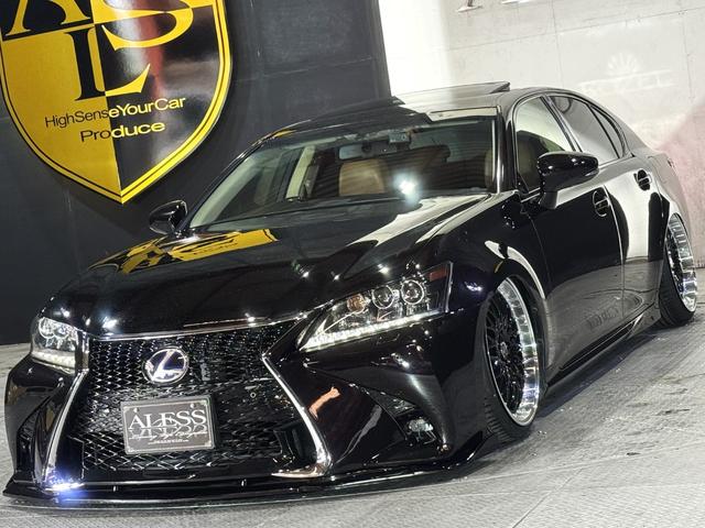 ＧＳ ＧＳ４５０ｈ　バージョンＬ　本革シート　サンルーフ　エアサス　後期ルックスピンドルグリルキット　一文字ＬＥＤテール　エンジンスターター　新品タイヤ　新品ホイール２０インチシュタイナー　Ｂｌｕｅｔｏｏｔｈ対応　ラメ入ダークパープル（17枚目）