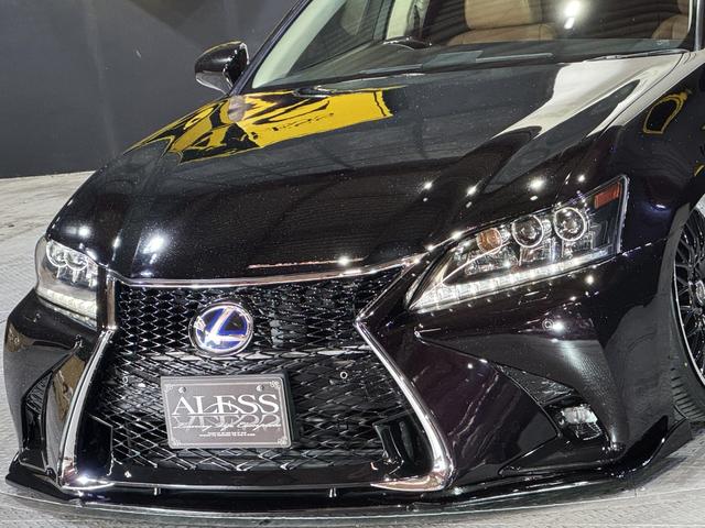 ＧＳ ＧＳ４５０ｈ　バージョンＬ　本革シート　サンルーフ　エアサス　後期ルックスピンドルグリルキット　一文字ＬＥＤテール　エンジンスターター　新品タイヤ　新品ホイール２０インチシュタイナー　Ｂｌｕｅｔｏｏｔｈ対応　ラメ入ダークパープル（18枚目）