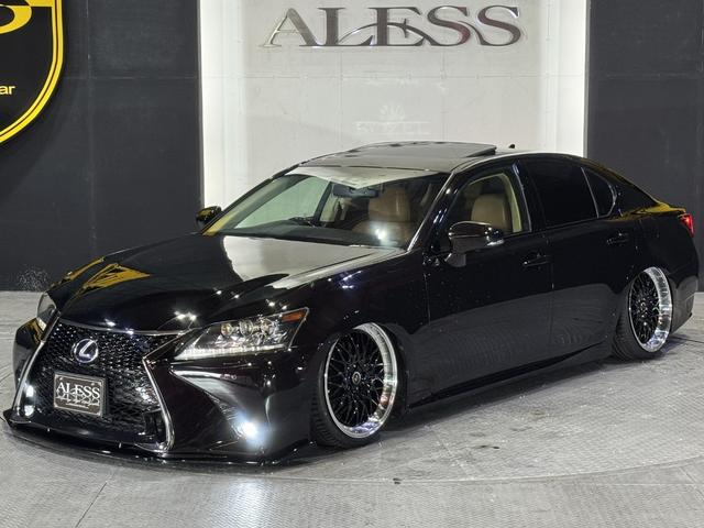 ＧＳ ＧＳ４５０ｈ　バージョンＬ　本革シート　サンルーフ　エアサス　後期ルックスピンドルグリルキット　一文字ＬＥＤテール　エンジンスターター　新品タイヤ　新品ホイール２０インチシュタイナー　Ｂｌｕｅｔｏｏｔｈ対応　ラメ入ダークパープル（21枚目）