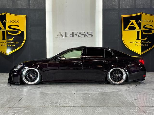 ＧＳ ＧＳ４５０ｈ　バージョンＬ　本革シート　サンルーフ　エアサス　後期ルックスピンドルグリルキット　一文字ＬＥＤテール　エンジンスターター　新品タイヤ　新品ホイール２０インチシュタイナー　Ｂｌｕｅｔｏｏｔｈ対応　ラメ入ダークパープル（23枚目）