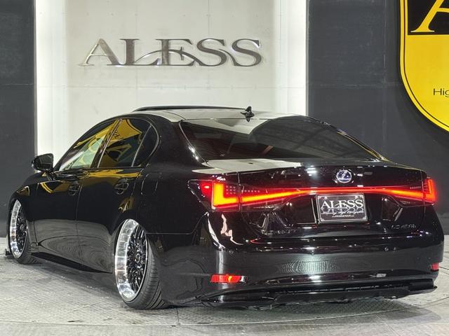 ＧＳ ＧＳ４５０ｈ　バージョンＬ　本革シート　サンルーフ　エアサス　後期ルックスピンドルグリルキット　一文字ＬＥＤテール　エンジンスターター　新品タイヤ　新品ホイール２０インチシュタイナー　Ｂｌｕｅｔｏｏｔｈ対応　ラメ入ダークパープル（25枚目）