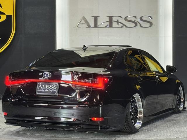 ＧＳ ＧＳ４５０ｈ　バージョンＬ　本革シート　サンルーフ　エアサス　後期ルックスピンドルグリルキット　一文字ＬＥＤテール　エンジンスターター　新品タイヤ　新品ホイール２０インチシュタイナー　Ｂｌｕｅｔｏｏｔｈ対応　ラメ入ダークパープル（32枚目）