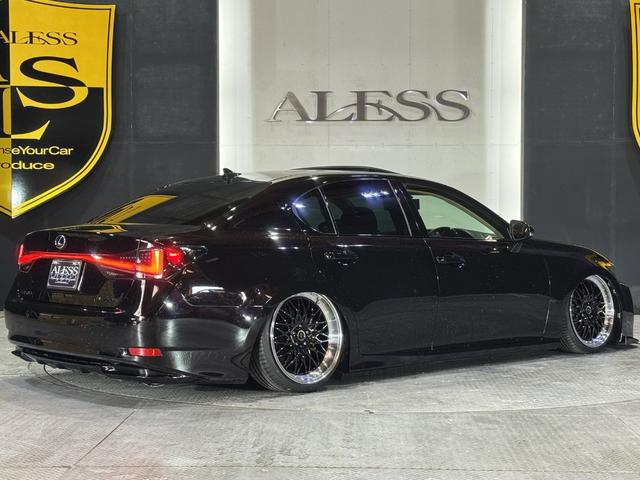 ＧＳ ＧＳ４５０ｈ　バージョンＬ　本革シート　サンルーフ　エアサス　後期ルックスピンドルグリルキット　一文字ＬＥＤテール　エンジンスターター　新品タイヤ　新品ホイール２０インチシュタイナー　Ｂｌｕｅｔｏｏｔｈ対応　ラメ入ダークパープル（33枚目）