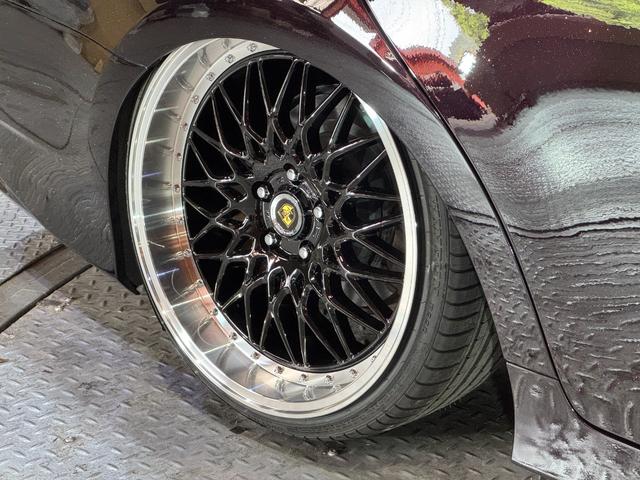 ＧＳ ＧＳ４５０ｈ　バージョンＬ　本革シート　サンルーフ　エアサス　後期ルックスピンドルグリルキット　一文字ＬＥＤテール　エンジンスターター　新品タイヤ　新品ホイール２０インチシュタイナー　Ｂｌｕｅｔｏｏｔｈ対応　ラメ入ダークパープル（40枚目）