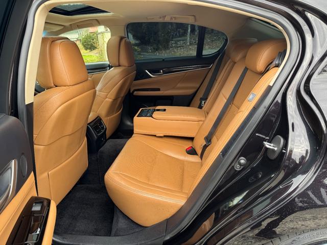 ＧＳ ＧＳ４５０ｈ　バージョンＬ　本革シート　サンルーフ　エアサス　後期ルックスピンドルグリルキット　一文字ＬＥＤテール　エンジンスターター　新品タイヤ　新品ホイール２０インチシュタイナー　Ｂｌｕｅｔｏｏｔｈ対応　ラメ入ダークパープル（71枚目）