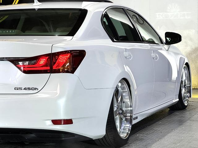 ＧＳ ＧＳ４５０ｈ　Ｉパッケージ　本革シート　サンルーフ　新品車高調　新品タイヤ　新品２０インチホイール　後期ルックエアロバンパー　Ｂｌｕｅｔｏｏｔｈオーディオ対応　バックモニター　シートヒーター＆エアコン（5枚目）
