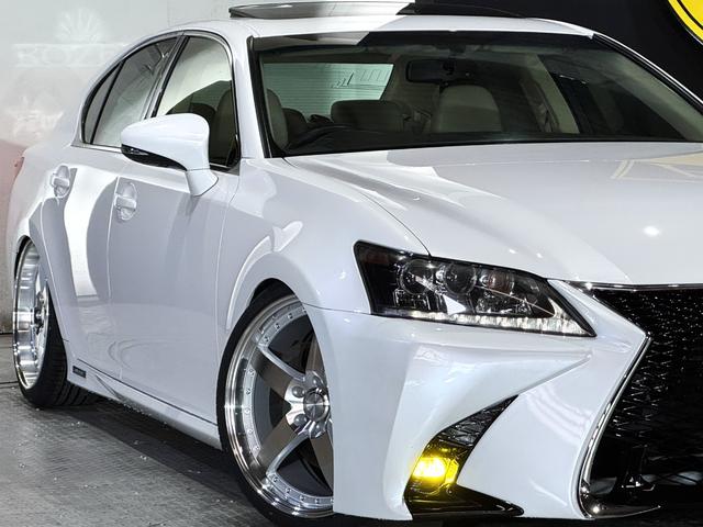 ＧＳ ＧＳ４５０ｈ　Ｉパッケージ　本革シート　サンルーフ　新品車高調　新品タイヤ　新品２０インチホイール　後期ルックエアロバンパー　Ｂｌｕｅｔｏｏｔｈオーディオ対応　バックモニター　シートヒーター＆エアコン（15枚目）