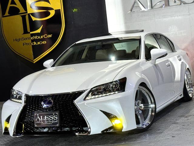 ＧＳ ＧＳ４５０ｈ　Ｉパッケージ　本革シート　サンルーフ　新品車高調　新品タイヤ　新品２０インチホイール　後期ルックエアロバンパー　Ｂｌｕｅｔｏｏｔｈオーディオ対応　バックモニター　シートヒーター＆エアコン（17枚目）