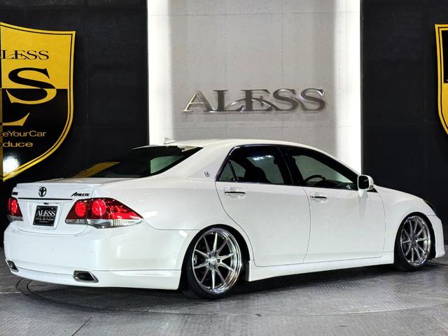 クラウン アスリート 後期モデル 黒革シート Bluetooth対応 RSR車高調 WORKグノーシス20インチ タイヤ4本新品組換済 アルパオンリアモニター ZEESマフラー 天張張替 ウッド調内装パネル セキュリティ(31枚目)