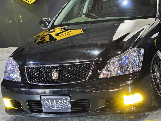 クラウン アスリート　６０ｔｈスペシャルエディション　ゼロクラ後期　イデアルエアサス　メーガンレーシングアッパーアーム　シートカバー　４本出しマフラー　電磁弁リモコン式エアサスキット　公認車検可　ロクサーニ２０インチホイール　バックモニター（18枚目）