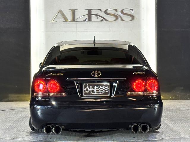 クラウン アスリート　６０ｔｈスペシャルエディション　ゼロクラ後期　イデアルエアサス　メーガンレーシングアッパーアーム　シートカバー　４本出しマフラー　電磁弁リモコン式エアサスキット　公認車検可　ロクサーニ２０インチホイール　バックモニター（26枚目）