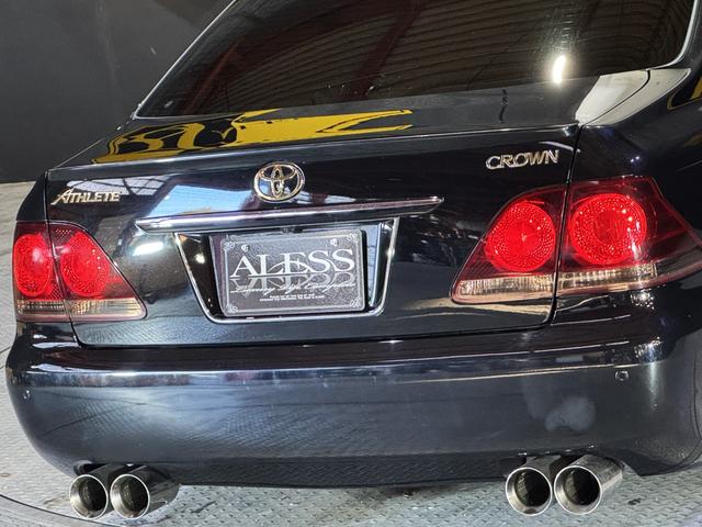 クラウン アスリート　６０ｔｈスペシャルエディション　ゼロクラ後期　イデアルエアサス　メーガンレーシングアッパーアーム　シートカバー　４本出しマフラー　電磁弁リモコン式エアサスキット　公認車検可　ロクサーニ２０インチホイール　バックモニター（29枚目）