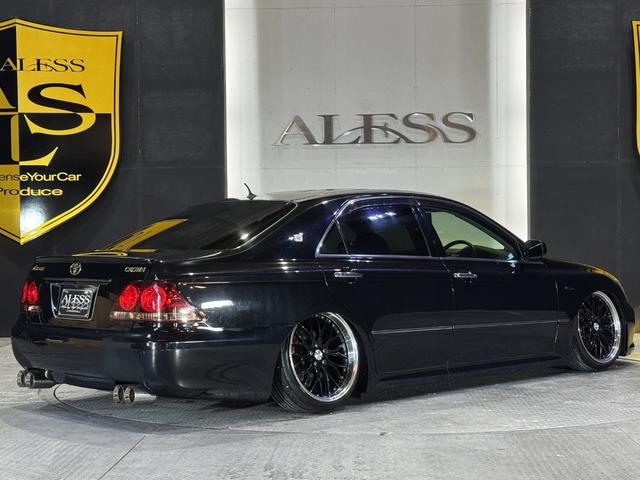 クラウン アスリート　６０ｔｈスペシャルエディション　ゼロクラ後期　イデアルエアサス　メーガンレーシングアッパーアーム　シートカバー　４本出しマフラー　電磁弁リモコン式エアサスキット　公認車検可　ロクサーニ２０インチホイール　バックモニター（32枚目）