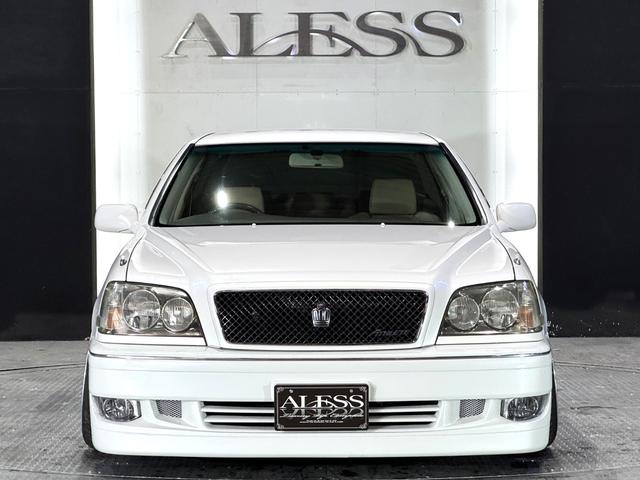 クラウン アスリートＶ　後期モデル　１ＪＺターボエンジン　ＡＩＭＧＡＩＮフルエアロ　ＲＳＲ車高調　メデューサ１８インチホイール　前後アッパーアーム　マフラー　１ＪＺＧＴＥエンジン（11枚目）
