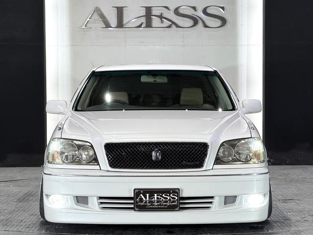 クラウン アスリートＶ　後期モデル　１ＪＺターボエンジン　ＡＩＭＧＡＩＮフルエアロ　ＲＳＲ車高調　メデューサ１８インチホイール　前後アッパーアーム　マフラー　１ＪＺＧＴＥエンジン（12枚目）