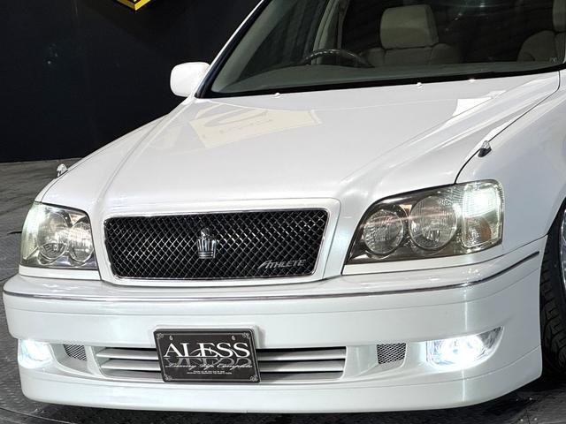 クラウン アスリートＶ　後期モデル　１ＪＺターボエンジン　ＡＩＭＧＡＩＮフルエアロ　ＲＳＲ車高調　メデューサ１８インチホイール　前後アッパーアーム　マフラー　１ＪＺＧＴＥエンジン（18枚目）