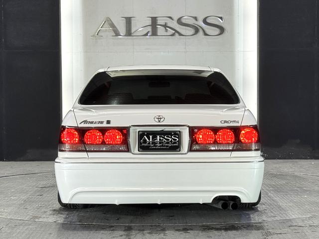 クラウン アスリートＶ　後期モデル　１ＪＺターボエンジン　ＡＩＭＧＡＩＮフルエアロ　ＲＳＲ車高調　メデューサ１８インチホイール　前後アッパーアーム　マフラー　１ＪＺＧＴＥエンジン（26枚目）