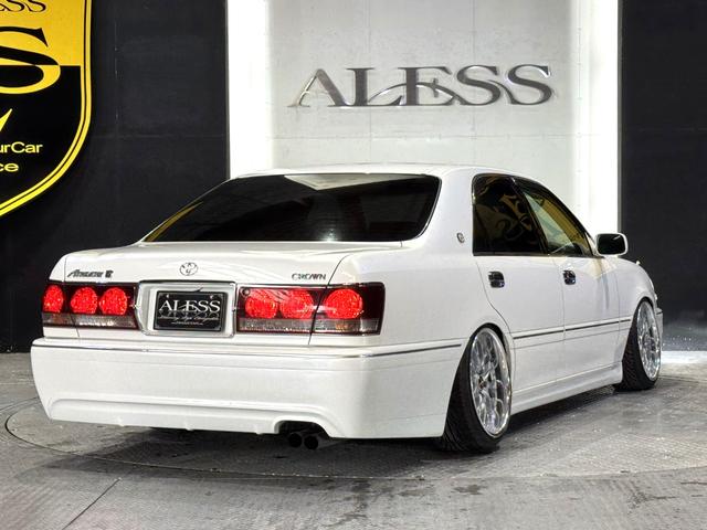 クラウン アスリートＶ　後期モデル　１ＪＺターボエンジン　ＡＩＭＧＡＩＮフルエアロ　ＲＳＲ車高調　メデューサ１８インチホイール　前後アッパーアーム　マフラー　１ＪＺＧＴＥエンジン（31枚目）