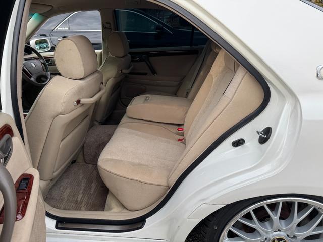 クラウン アスリートＶ　後期モデル　１ＪＺターボエンジン　ＡＩＭＧＡＩＮフルエアロ　ＲＳＲ車高調　メデューサ１８インチホイール　前後アッパーアーム　マフラー　１ＪＺＧＴＥエンジン（63枚目）