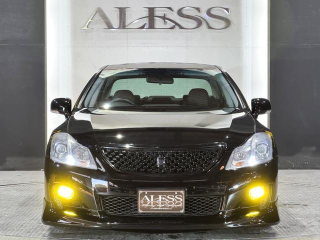 クラウン 2.5アスリート ナビパッケージ 200系 黒革シート 新品車高調 レグザス20インチホイール タイヤ4本新品交換済 フルエアロ ZEROパワーチャンバー クスコタワーバー Bluetoothオーディオ対応 パワーシートシートヒーター(12枚目)