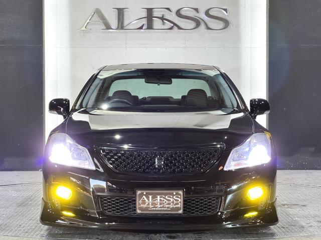 クラウン 2.5アスリート ナビパッケージ 200系 黒革シート 新品車高調 レグザス20インチホイール タイヤ4本新品交換済 フルエアロ ZEROパワーチャンバー クスコタワーバー Bluetoothオーディオ対応 パワーシートシートヒーター(13枚目)