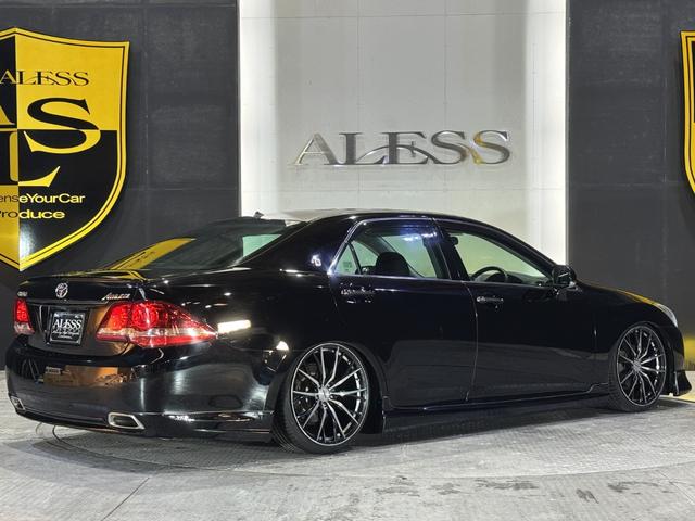 クラウン 2.5アスリート ナビパッケージ 200系 黒革シート 新品車高調 レグザス20インチホイール タイヤ4本新品交換済 フルエアロ ZEROパワーチャンバー クスコタワーバー Bluetoothオーディオ対応 パワーシートシートヒーター(32枚目)