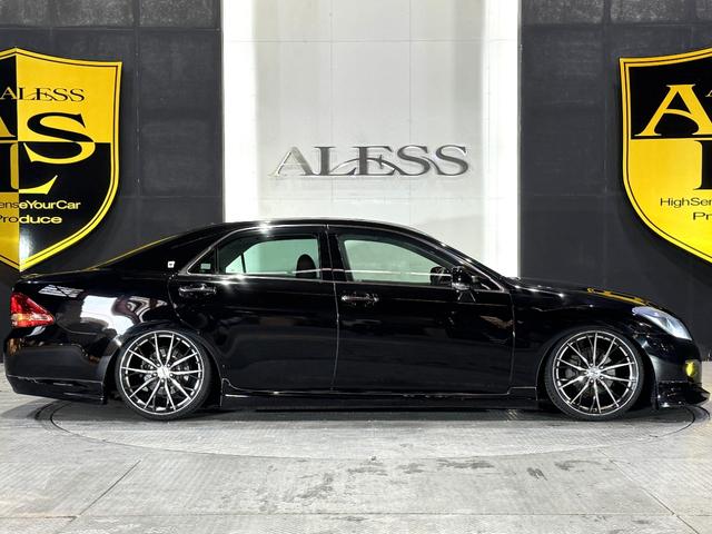 クラウン 2.5アスリート ナビパッケージ 200系 黒革シート 新品車高調 レグザス20インチホイール タイヤ4本新品交換済 フルエアロ ZEROパワーチャンバー クスコタワーバー Bluetoothオーディオ対応 パワーシートシートヒーター(33枚目)