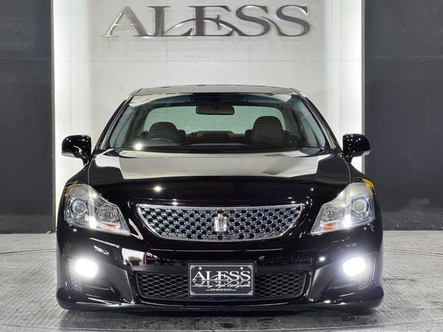 クラウン 2.5アスリート ナビパッケージ 200系 黒革シート 新品車高調 新品タイヤ 新品ALESSオリジナルカラー19インチホイール Bluetoothオーディオ対応 スマートキープッシュスタート バックカメラ ETC(12枚目)