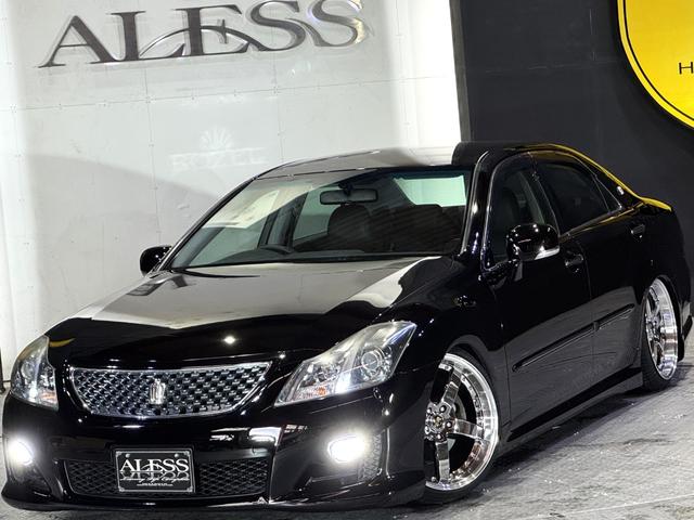 クラウン 2.5アスリート ナビパッケージ 200系 黒革シート 新品車高調 新品タイヤ 新品ALESSオリジナルカラー19インチホイール Bluetoothオーディオ対応 スマートキープッシュスタート バックカメラ ETC(20枚目)