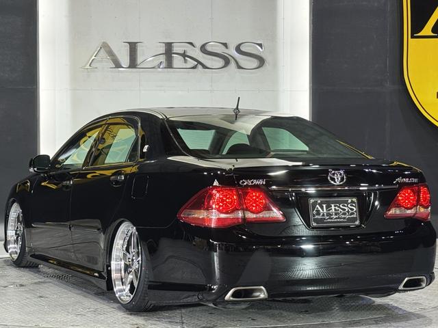 クラウン 2.5アスリート ナビパッケージ 200系 黒革シート 新品車高調 新品タイヤ 新品ALESSオリジナルカラー19インチホイール Bluetoothオーディオ対応 スマートキープッシュスタート バックカメラ ETC(25枚目)