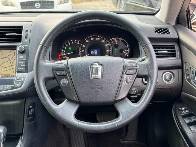 クラウン 2.5アスリート ナビパッケージ 200系 黒革シート 新品車高調 新品タイヤ 新品ALESSオリジナルカラー19インチホイール Bluetoothオーディオ対応 スマートキープッシュスタート バックカメラ ETC(41枚目)