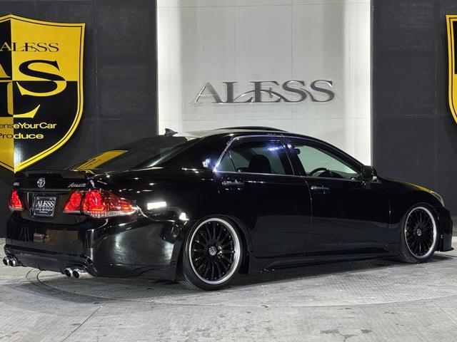 クラウン アスリート　２００系後期モデル　黒革シートサンルーフ　Ｂｌｕｅｔｏｏｔｈオーディオ対応　レギュラーガソリン　ＡＩＭＧＡＩＮフルエアロ　カールソン２０インチ　ＡＩＭＧＡＩＮマフラー　コンビステアリング　ＲＳＲ車高調（31枚目）