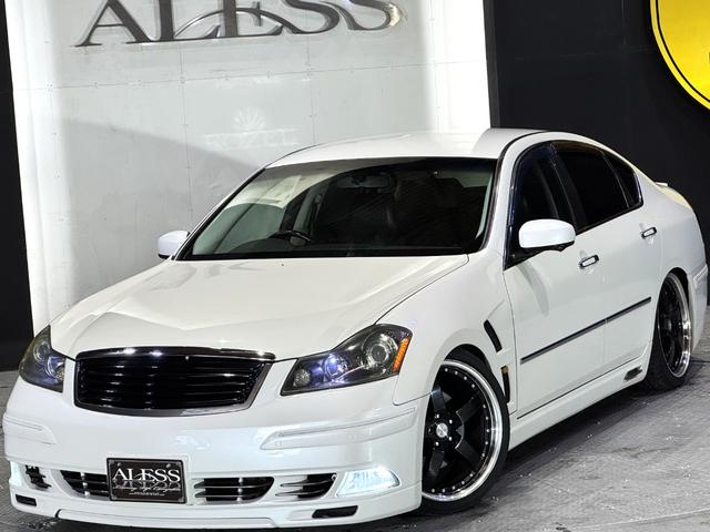 フーガ ３５０ＧＴスポーツパッケージ　Ｙ５０　Ｋ－ＢＲＥＡＫフルエアロ　ガレージマジカル車高調　ロクサーニグラスターファイブ２０インチホイール　シートカバー　スマートキープッシュスタート　バックカメラ（20枚目）