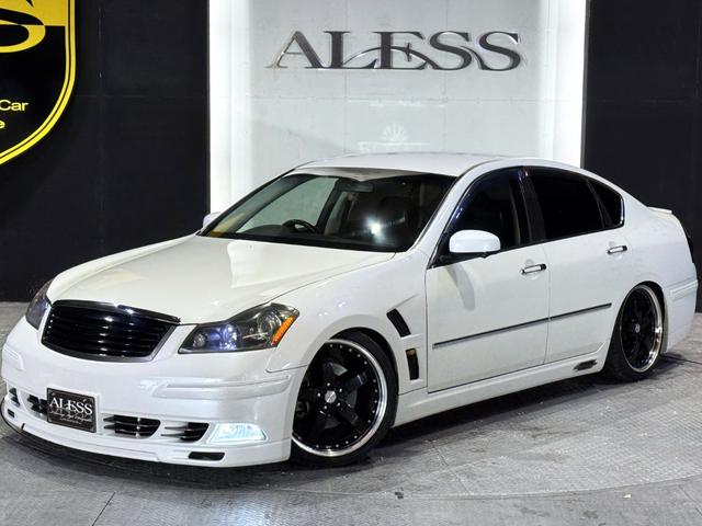 フーガ ３５０ＧＴスポーツパッケージ　Ｙ５０　Ｋ－ＢＲＥＡＫフルエアロ　ガレージマジカル車高調　ロクサーニグラスターファイブ２０インチホイール　シートカバー　スマートキープッシュスタート　バックカメラ（21枚目）