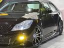 クラウン 2.5アスリート ナビパッケージ 200系 黒革シート 新品車高調 レグザス20インチホイール タイヤ4本新品交換済 フルエアロ ZEROパワーチャンバー クスコタワーバー Bluetoothオーディオ対応 パワーシートシートヒーター(4枚目)