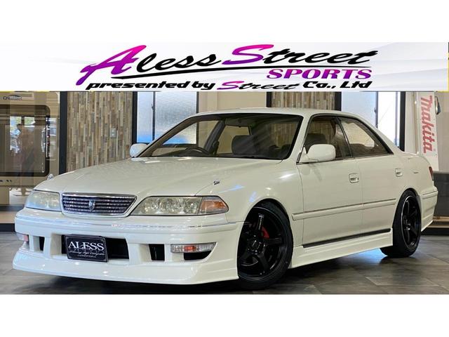 マークII グランデ　新品クロススピードハイパーエディション　ＣＲ５　１８インチアルミホイール　新品タイヤ　新品フルタップ車高調（2枚目）