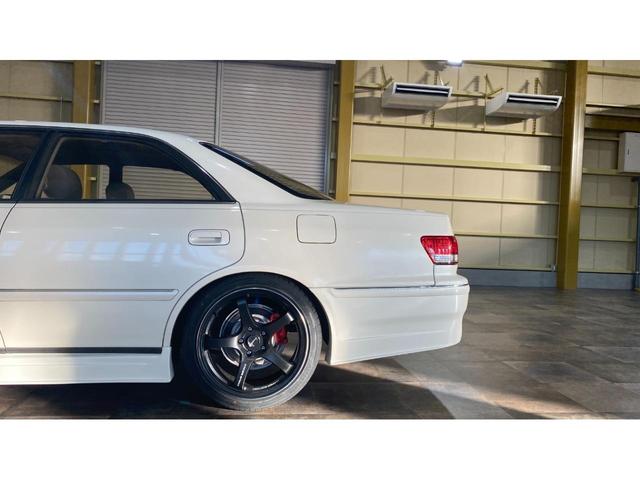 マークII グランデ　新品クロススピードハイパーエディション　ＣＲ５　１８インチアルミホイール　新品タイヤ　新品フルタップ車高調（47枚目）