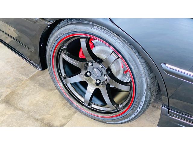 マークII グランデ　☆ＮＥＷ全塗装施工☆新品フルエアロ☆新品フルタップ車高調☆新品クロススピードＣＲ７　１８インチアルミホイール　新品タイヤ☆マフラーカッター☆レッドキャリパー塗装☆（31枚目）