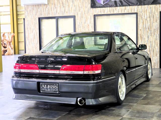 マークII グランデ 修復歴無 AT車 2500cc 新規全塗装施工 新品フルエアロ 新品フルタップ車高調 シュティッヒエボリューション17インチアルミホイール新品タイヤ 新品マフラーカッター(2枚目)