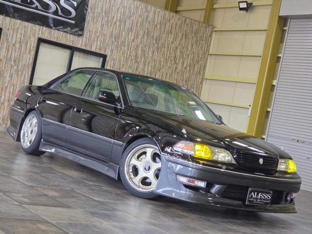 マークII グランデ 修復歴無 AT車 2500cc 新規全塗装施工 新品フルエアロ 新品フルタップ車高調 シュティッヒエボリューション17インチアルミホイール新品タイヤ 新品マフラーカッター(5枚目)