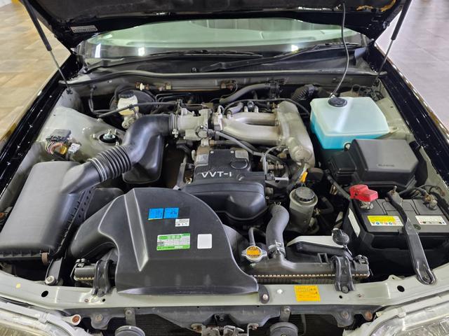 マークII グランデ 修復歴無 AT車 2500cc 新規全塗装施工 新品フルエアロ 新品フルタップ車高調 シュティッヒエボリューション17インチアルミホイール新品タイヤ 新品マフラーカッター(12枚目)