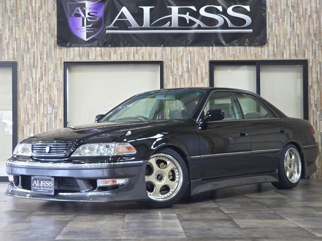 マークII グランデ 修復歴無 AT車 2500cc 新規全塗装施工 新品フルエアロ 新品フルタップ車高調 シュティッヒエボリューション17インチアルミホイール新品タイヤ 新品マフラーカッター(24枚目)