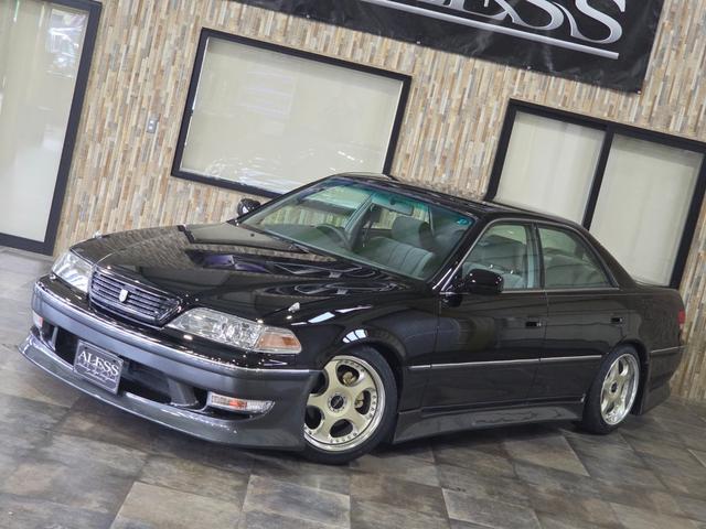 マークII グランデ 修復歴無 AT車 2500cc 新規全塗装施工 新品フルエアロ 新品フルタップ車高調 シュティッヒエボリューション17インチアルミホイール新品タイヤ 新品マフラーカッター(25枚目)